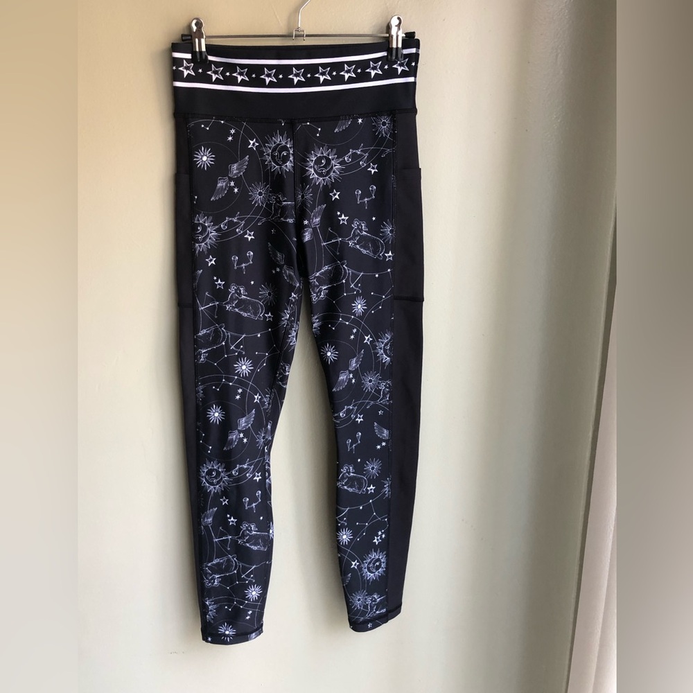 JOHNNY WAS ACTIVE LEGGING WITH POCKETS SIZE: S